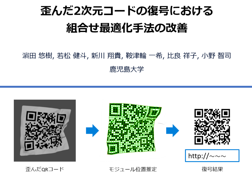 学会発表】情報処理学会 第85回全国大会 | メディア情報工学研究室 (小野研究室) - 鹿児島大学